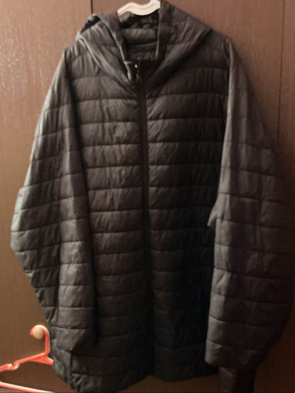 torrid Black Quilted Hooded Puffer Coat (packable size 6)